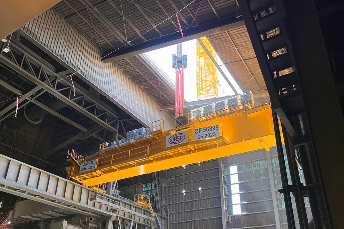 grue de coulée
