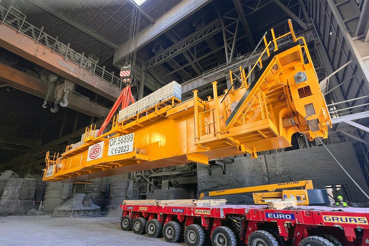 grue de coulée