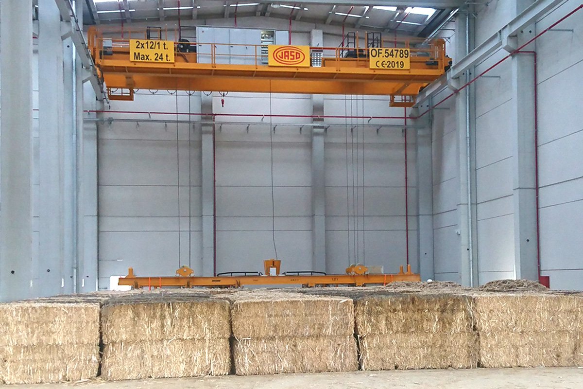 5 puentes grúa para la nueva planta de biomasa en Cubillos del Sil