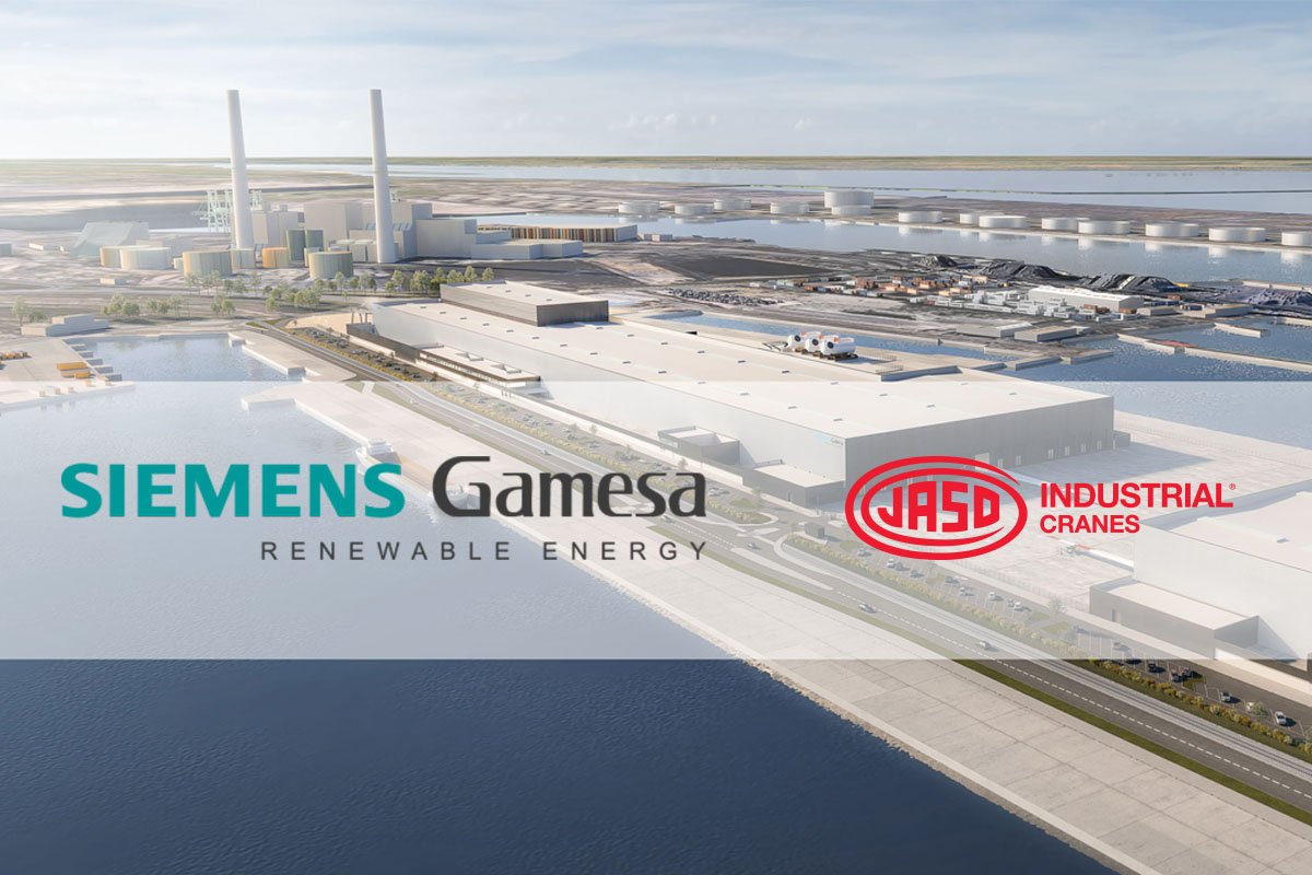 42 grúas para la nueva planta de Siemens Gamesa en Le Havre (Francia)