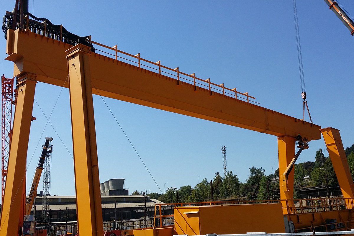 Modernización de grúa: de semipórtico a pórtico