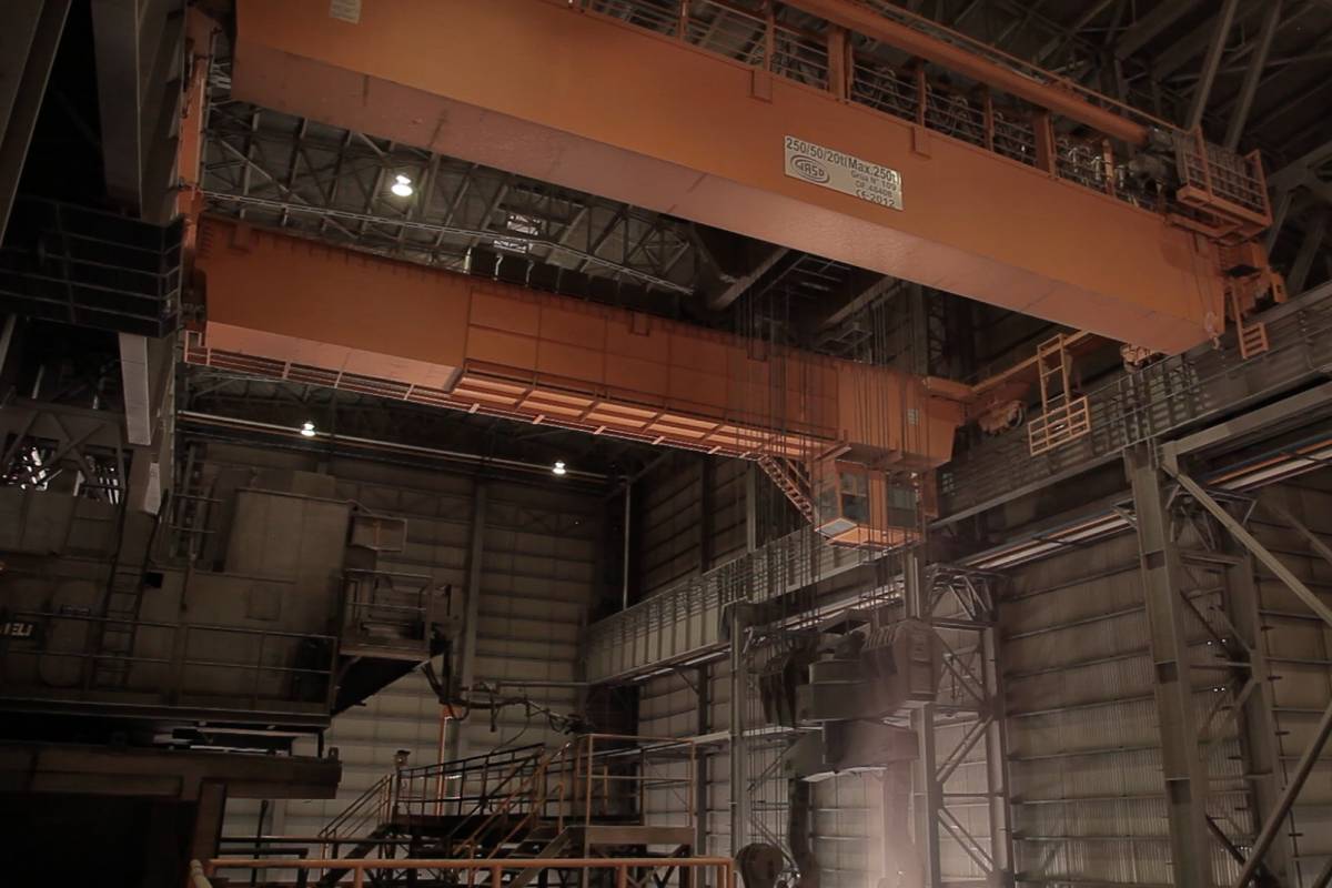 Las mejores soluciones de elevación para siderurgia.