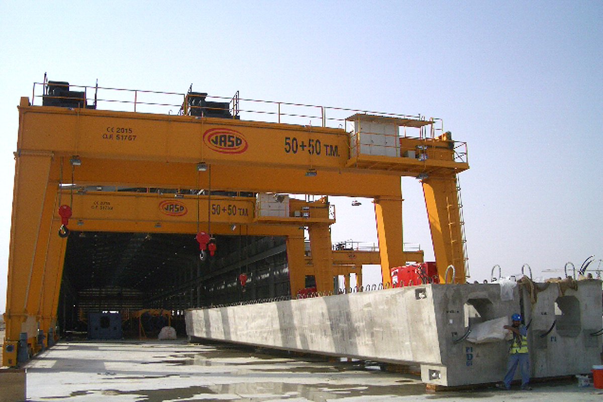 JASO Industrial Cranes con FCC en Arabia Saudí