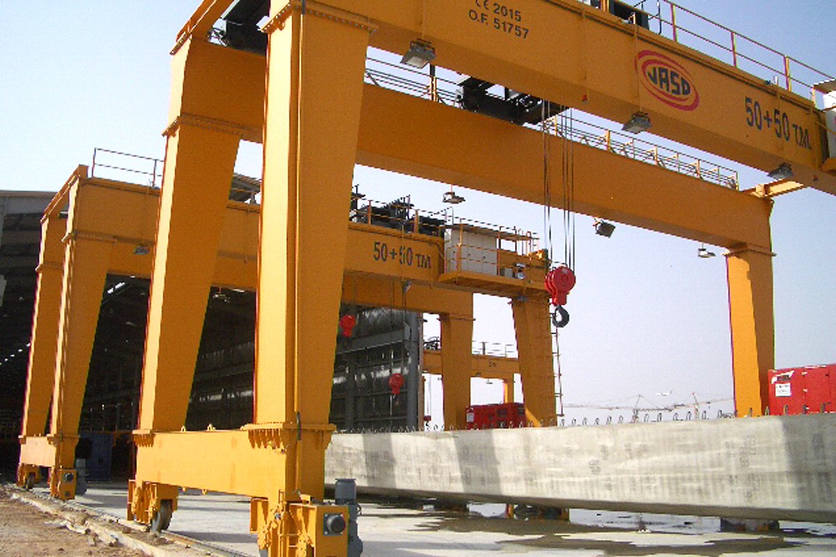 JASO Industrial Cranes con FCC en Arabia Saudí
