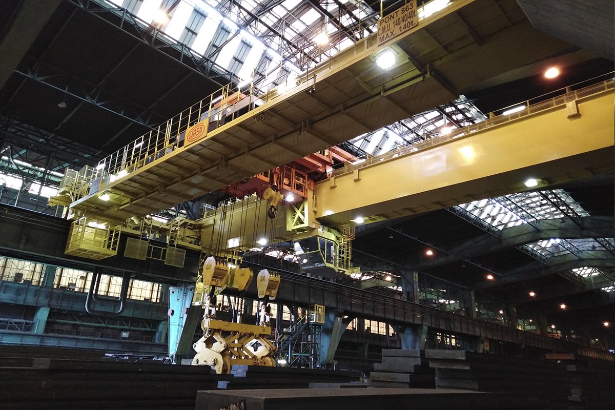 Grúa de slabs para ArcelorMittal Atlantique et Lorraine