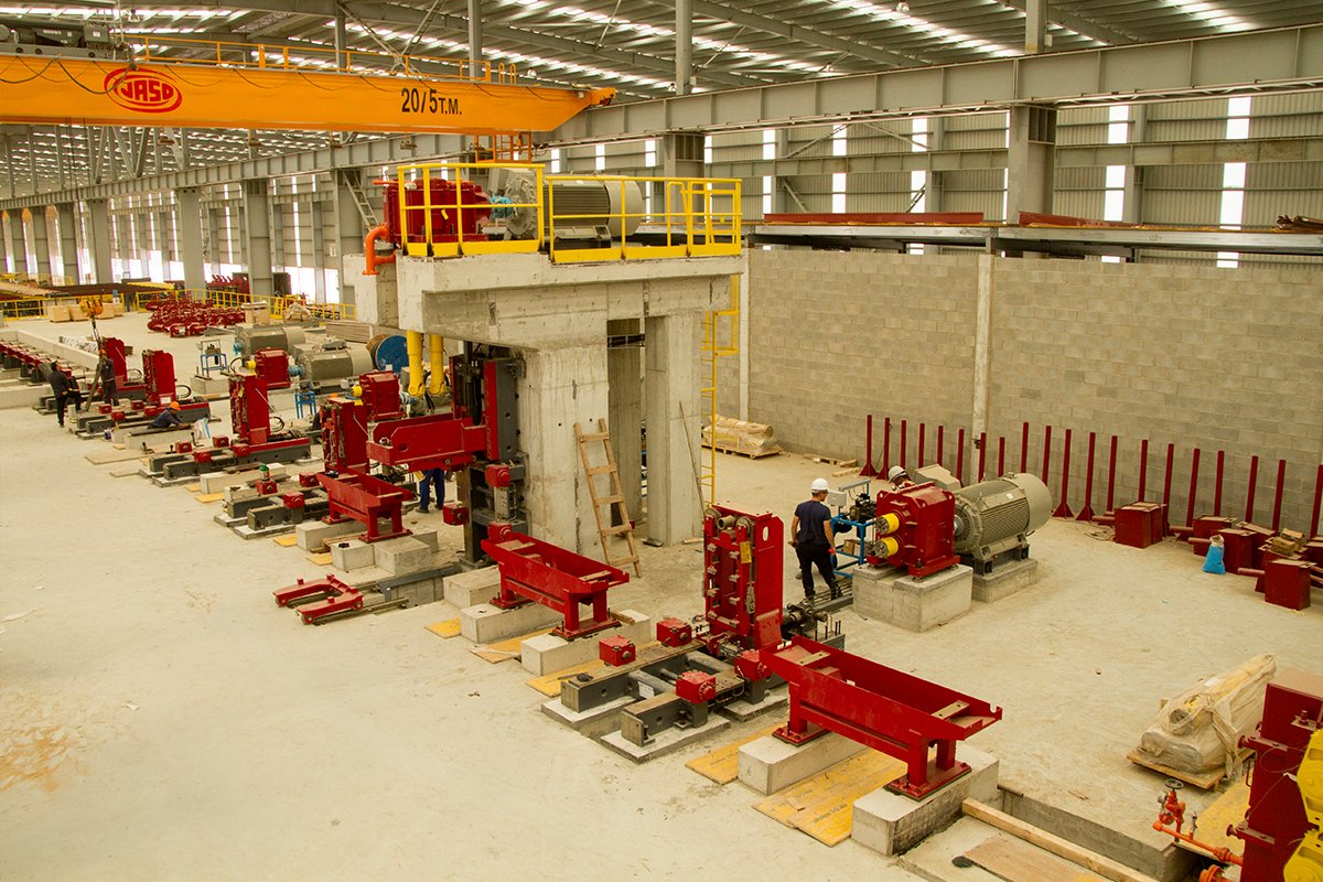 14 grúas puente para una planta siderúrgica en Brasil