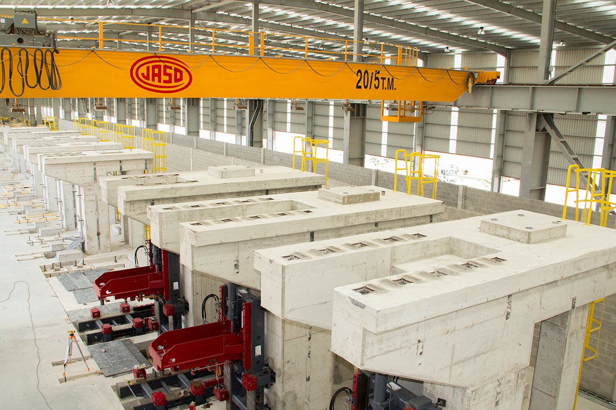 14 grúas puente para una planta siderúrgica en Brasil