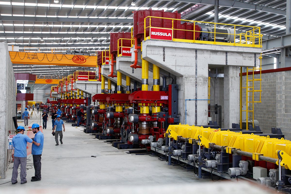 14 grúas puente para una planta siderúrgica en Brasil