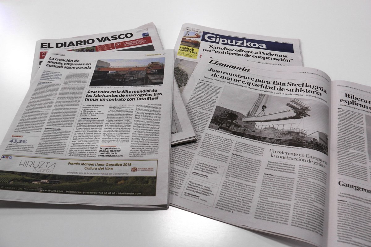 Fabricamos la grúa de mayor capacidad de nuestra historia